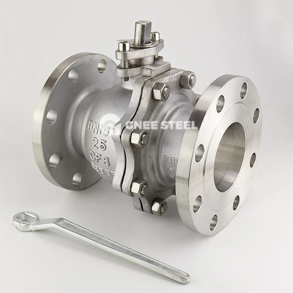 ASTM A351 CF8M rutulinis vožtuvas
