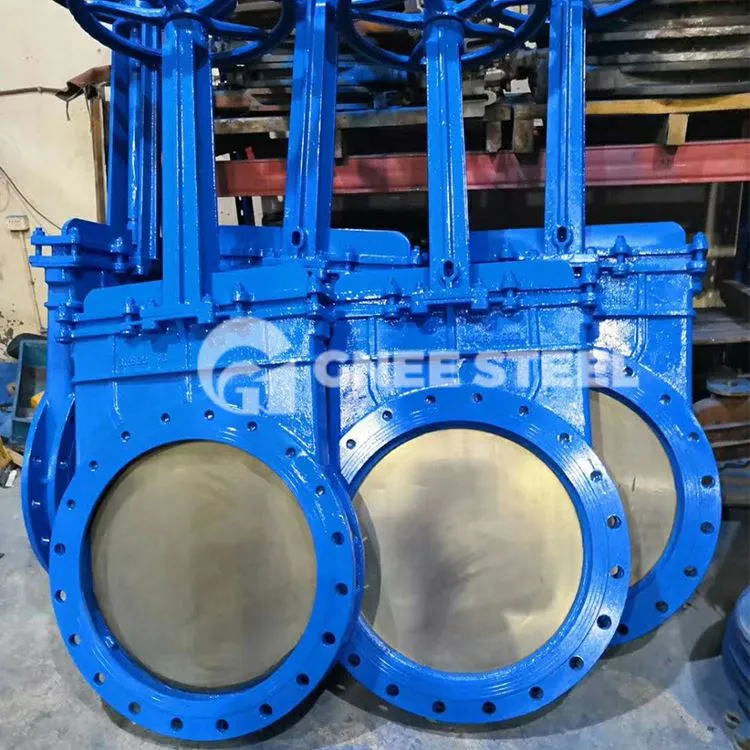 Ketaus peilio vartų vožtuvas