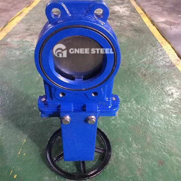 Kalios geležies peilio vartų vožtuvas