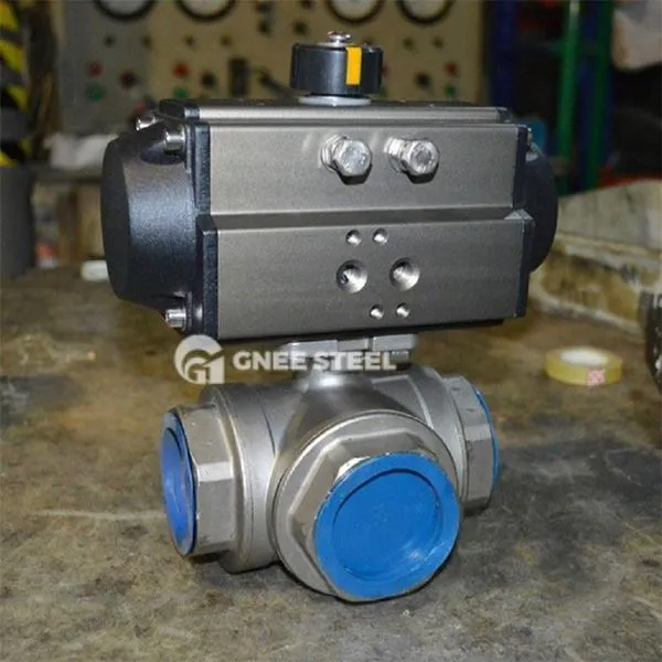 Aukšto slėgio 3 krypčių rutulinis vožtuvas