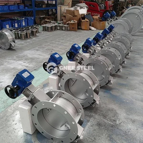 Aukštos temperatūros drugelio vožtuvai