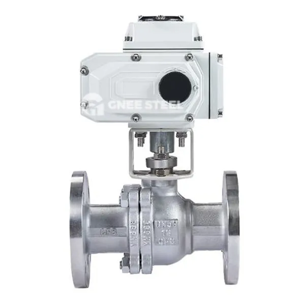 Variklis valdomas rutulinis vožtuvas