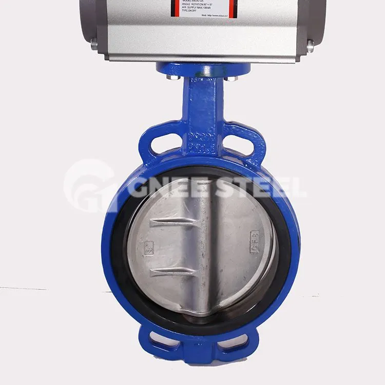 Pneumatinis drugelio vožtuvas