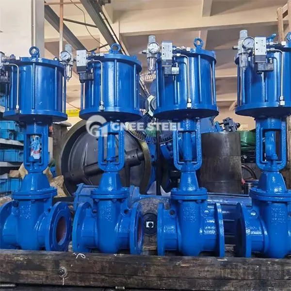 Pneumatiniai pleišto vartų vožtuvai