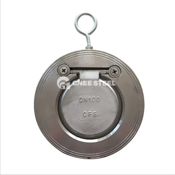 Vienos plokštės vaflių patikrinimo vožtuvas