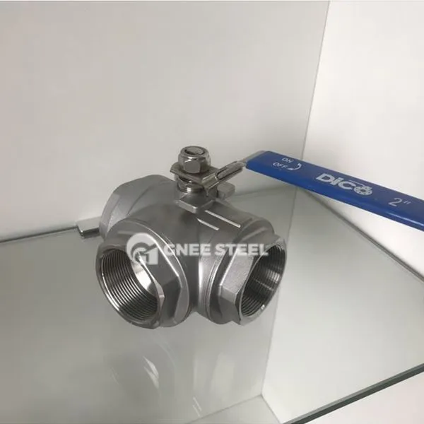 Trijų krypčių rankinis vožtuvas