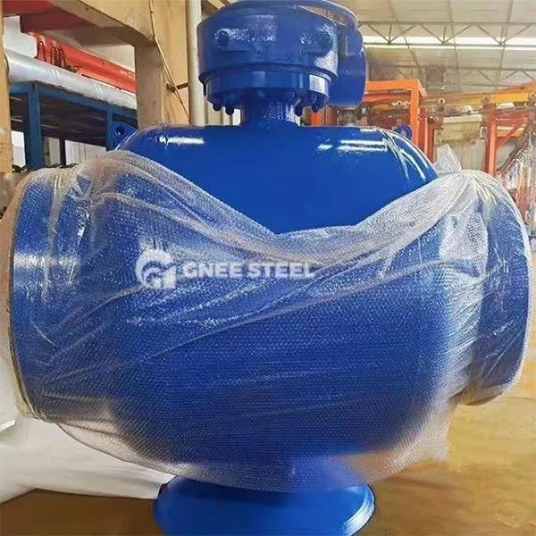 Tvirtai išjunkite rutulinį vožtuvą